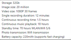 AI Camera Smart Glasses